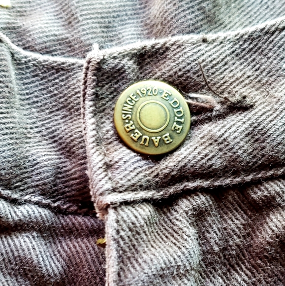 EDDIE BAUER High-Waisted VTG Jeans Relaxed Fit - Soft Brown - Size 14 - EVC - Picture 4 of 10